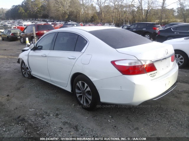 1HGCR2F31FA251596 - 2015 HONDA ACCORD WHITE photo 3