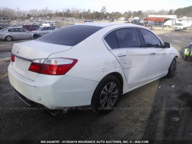 1HGCR2F31FA251596 - 2015 HONDA ACCORD WHITE photo 4