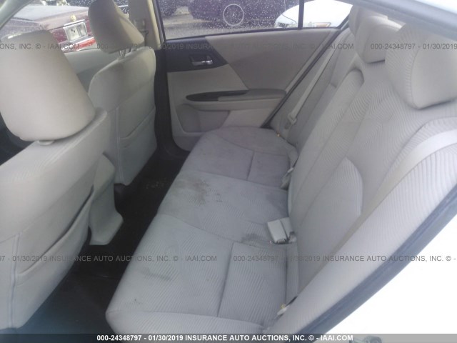 1HGCR2F31FA251596 - 2015 HONDA ACCORD WHITE photo 8