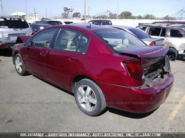 1G8AL55F57Z183093 - 2007 SATURN ION LEVEL 3 MAROON photo 3