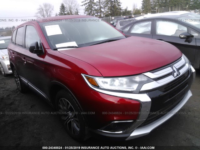 JA4AZ3A39JZ059589 - 2018 MITSUBISHI OUTLANDER SE/SEL/LE RED photo 1