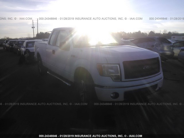 1FTFX1CF6DKG02536 - 2013 FORD F150 SUPER CAB WHITE photo 1