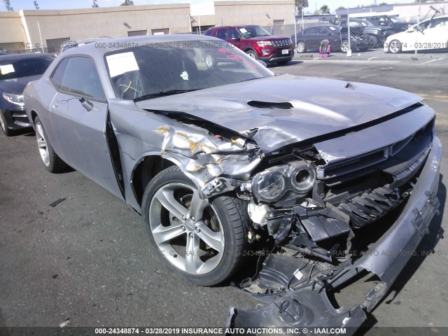 2C3CDZAG5FH708903 - 2015 DODGE CHALLENGER SXT GRAY photo 1