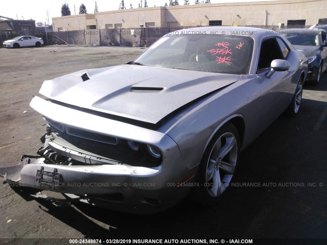 2C3CDZAG5FH708903 - 2015 DODGE CHALLENGER SXT GRAY photo 2