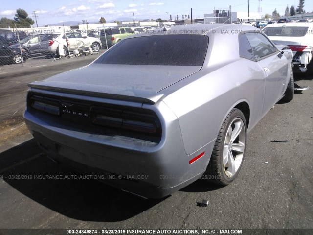 2C3CDZAG5FH708903 - 2015 DODGE CHALLENGER SXT GRAY photo 4