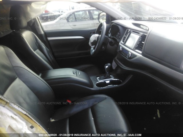 5TDKKRFH7GS127369 - 2016 TOYOTA HIGHLANDER XLE ლურჯი ფოტო 5