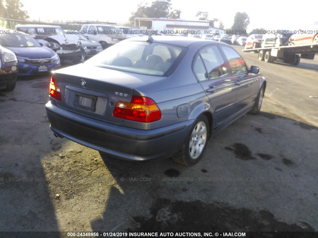 WBAAZ33445KP92639 - 2005 BMW 325 IS SULEV BLUE photo 4