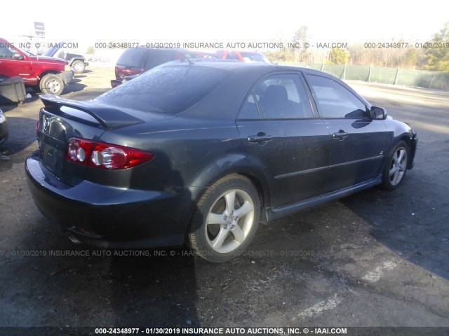 1YVHP80D755M14249 - 2005 MAZDA 6 S GRAY photo 4