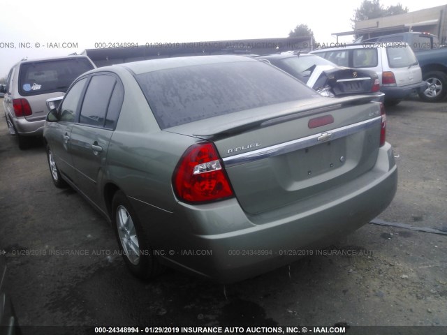 1G1ZT54865F218193 - 2005 CHEVROLET MALIBU LS GREEN photo 3
