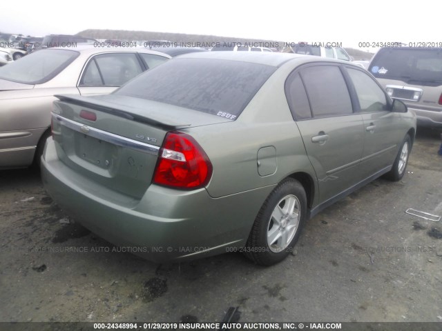 1G1ZT54865F218193 - 2005 CHEVROLET MALIBU LS GREEN photo 4