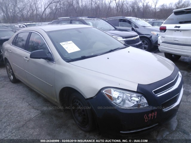 1G1ZG57B59F114537 - 2009 CHEVROLET MALIBU LS TAN photo 1
