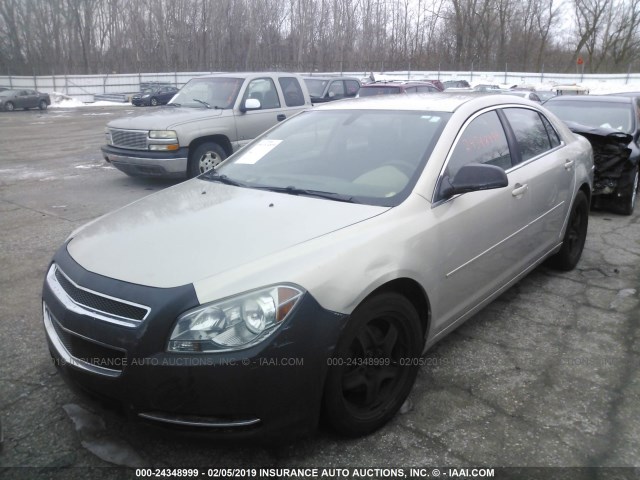 1G1ZG57B59F114537 - 2009 CHEVROLET MALIBU LS TAN photo 2