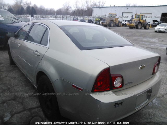 1G1ZG57B59F114537 - 2009 CHEVROLET MALIBU LS TAN photo 3