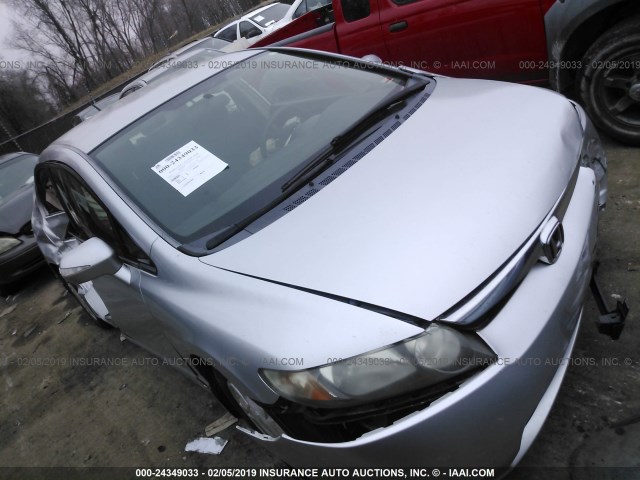 JHMFA36226S025723 - 2006 HONDA CIVIC HYBRID SILVER photo 1