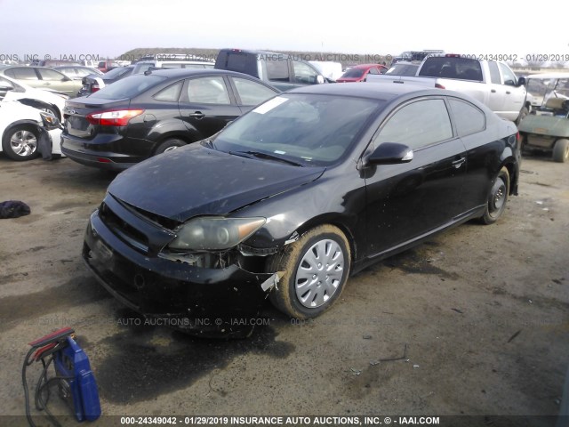 JTKDE177460067200 - 2006 TOYOTA SCION TC შავი ფოტო 2