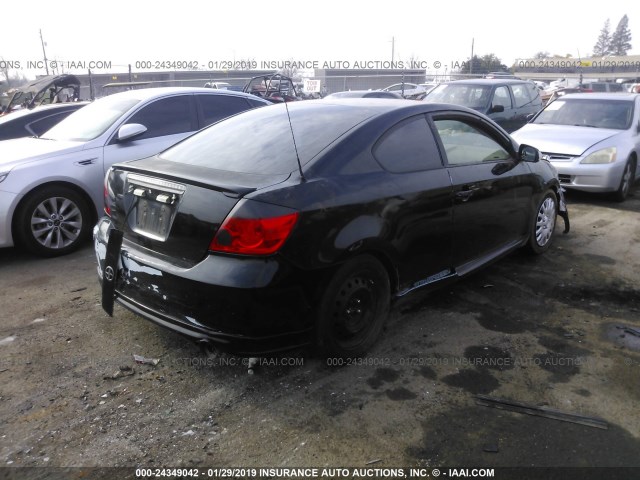 JTKDE177460067200 - 2006 TOYOTA SCION TC შავი ფოტო 4