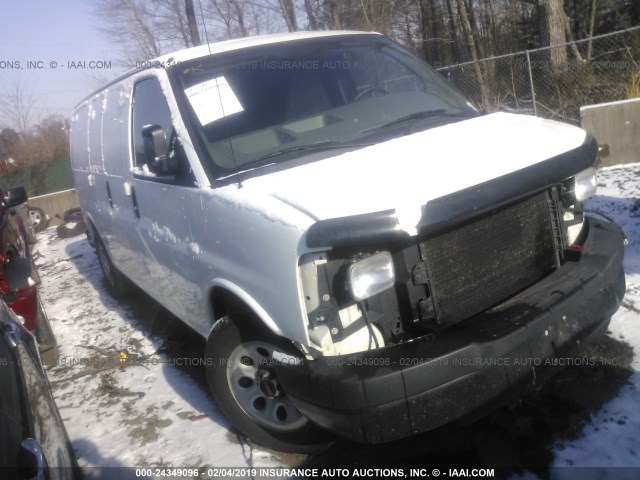 1GTS7AF41C1199885 - 2012 GMC SAVANA G1500 WHITE photo 1