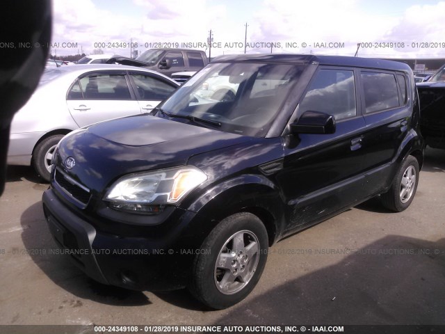 KNDJT2A29A7175248 - 2010 KIA SOUL +/!/SPORT BLACK photo 2