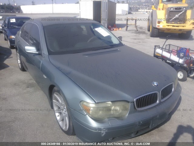 WBAGL634X3DP66304 - 2003 BMW 745 I GRAY photo 1