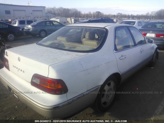 JH4KA7698SC013292 - 1995 ACURA LEGEND SE WHITE photo 4