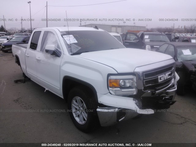 1GTR1UECXFZ377017 - 2015 GMC SIERRA C1500 SLE WHITE photo 1