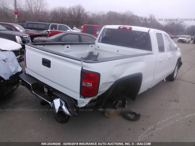 1GTR1UECXFZ377017 - 2015 GMC SIERRA C1500 SLE WHITE photo 4