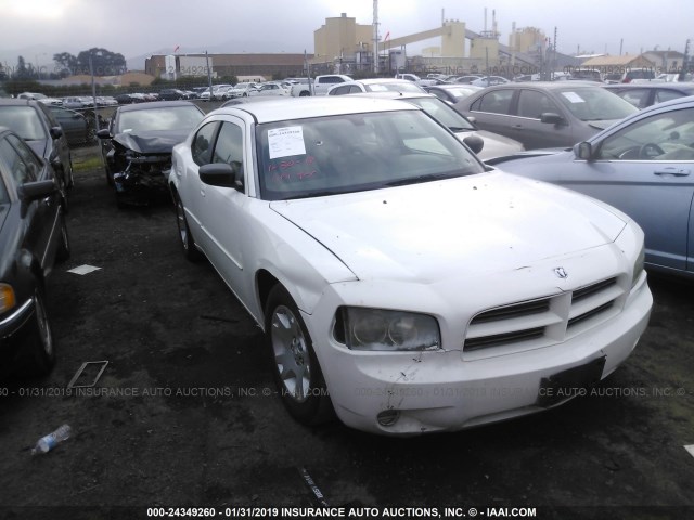 2B3KA43R06H327592 - 2006 DODGE CHARGER SE/SXT WHITE photo 1