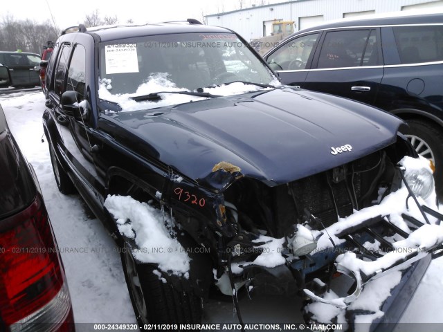 1J4GL58K46W242444 - 2006 JEEP LIBERTY LIMITED BLUE photo 1