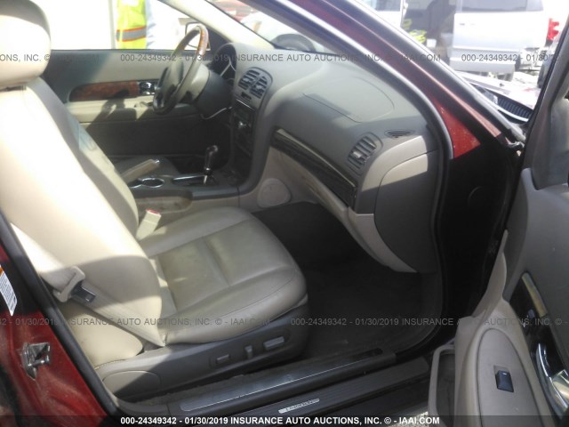 1LNHM87A21Y660656 - 2001 LINCOLN LS MAROON photo 5