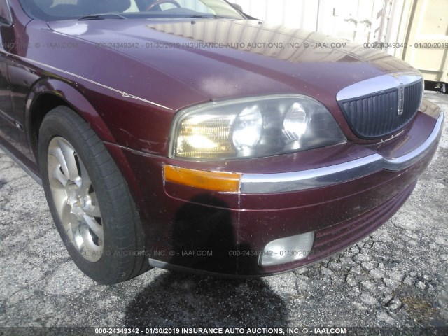 1LNHM87A21Y660656 - 2001 LINCOLN LS MAROON photo 6