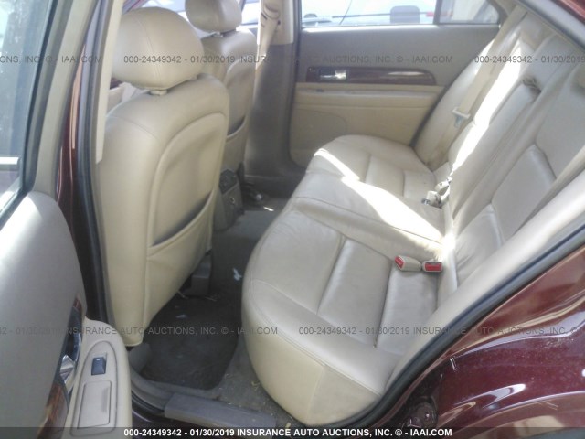 1LNHM87A21Y660656 - 2001 LINCOLN LS MAROON photo 8