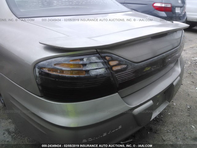 1G2HY54K024236510 - 2002 PONTIAC BONNEVILLE SLE GRAY photo 6