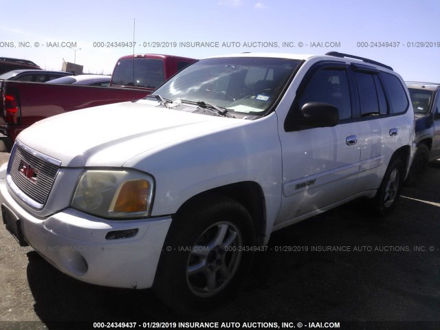 1GKDT13S042198606 - 2004 GMC ENVOY WHITE photo 2