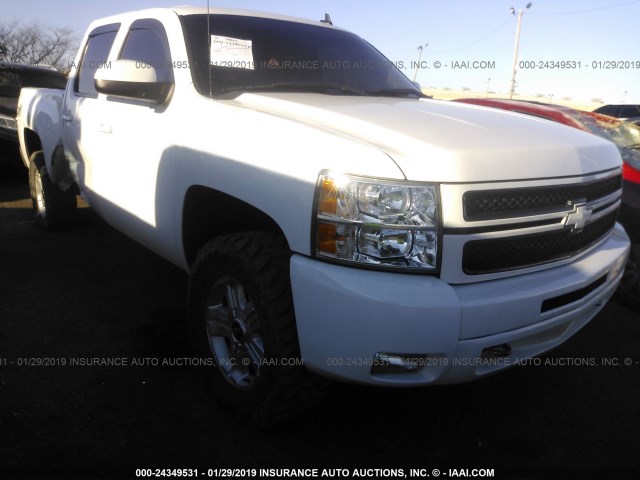 3GCPKSE71DG191908 - 2013 CHEVROLET SILVERADO K1500 LT WHITE photo 1