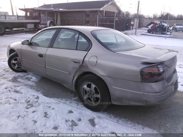 1G2HX54K024143005 - 2002 PONTIAC BONNEVILLE SE TAN photo 3