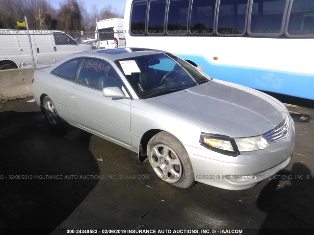 2T1CF28P62C592862 - 2002 TOYOTA CAMRY SOLARA SE/SLE SILVER photo 1