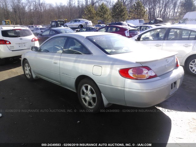 2T1CF28P62C592862 - 2002 TOYOTA CAMRY SOLARA SE/SLE SILVER photo 3