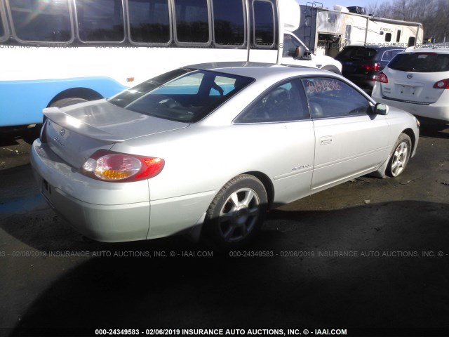 2T1CF28P62C592862 - 2002 TOYOTA CAMRY SOLARA SE/SLE SILVER photo 4