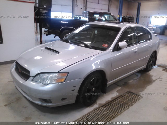 4S3BL676076200963 - 2007 SUBARU LEGACY GT LIMITED SILVER photo 2