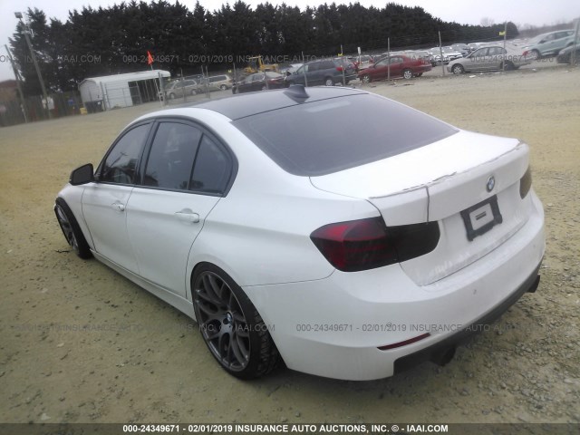 WBA3B9G55DNP39495 - 2013 BMW 335 XI WHITE photo 3