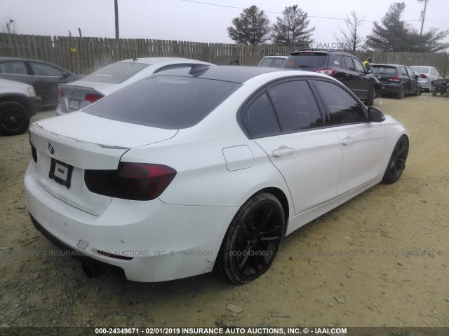 WBA3B9G55DNP39495 - 2013 BMW 335 XI WHITE photo 4