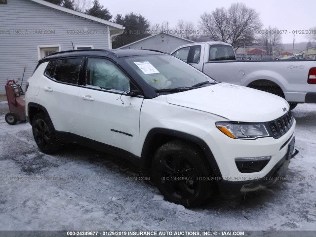 3C4NJDBBXJT456598 - 2018 JEEP COMPASS LATITUDE WHITE photo 1