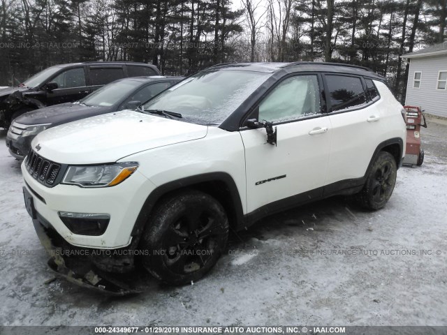 3C4NJDBBXJT456598 - 2018 JEEP COMPASS LATITUDE WHITE photo 2