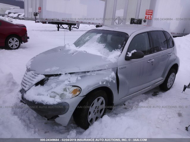 3C4FY48B12T210063 - 2002 CHRYSLER PT CRUISER CLASSIC SILVER photo 2