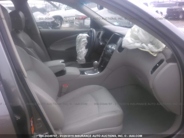 JNKAJ09F18M354699 - 2008 INFINITI EX35 JOURNEY GRAY photo 5