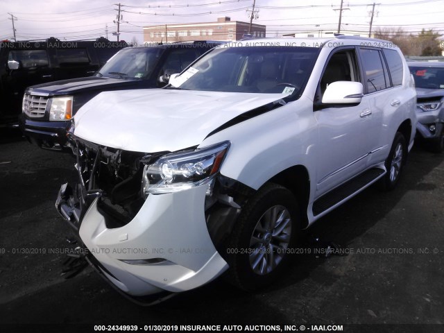 JTJBM7FX7F5100373 - 2015 LEXUS GX WHITE photo 2