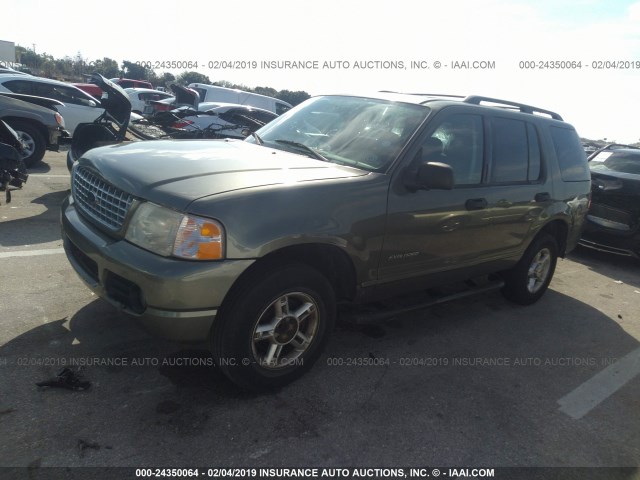 1FMZU63KX4UA72653 - 2004 FORD EXPLORER XLT/XLT SPORT/NBX Vert photo 2