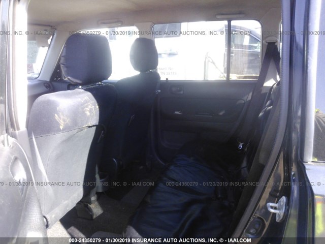 JTLKT324164118775 - 2006 TOYOTA SCION XB BLACK photo 8