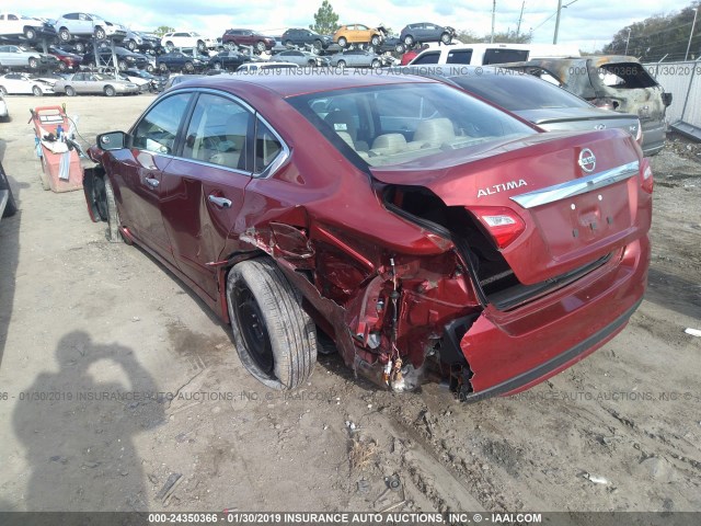 1N4AL3AP5GN383221 - 2016 NISSAN ALTIMA 2.5/S/SV/SL/SR RED photo 3