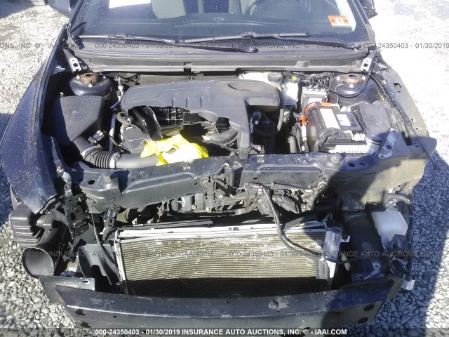 1G1ZC5E10BF364327 - 2011 CHEVROLET MALIBU 1LT BLACK photo 10